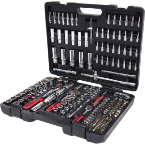 Trusa chei tubulare 1/4, 3/8", 1/2" 195 piese