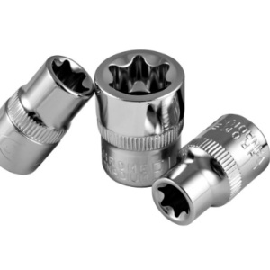 TUBULARA TORX CROMATA 3/8` E12