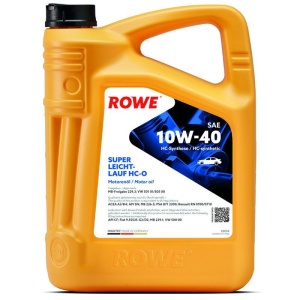 Ulei motor turisme Rowe HighTec Super LeichtLauf HCO 10W40 5L