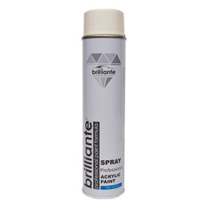 Vopsea Spray Acrilica ALB PUR LUCIOS (RAL 9010) 600ml BRILLIANTE