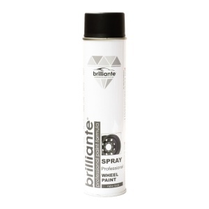 Vopsea Spray Pentru Jante Negru Satin 600ml BRILLIANTE