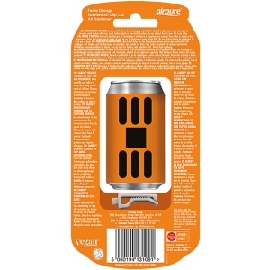 AIRPURE Odorizant auto, cutie de sifon 3D, portocaliu Fanta