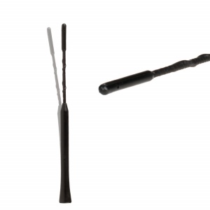 ANTENA AUTO EXTERIOR NEAGRA 23CM CU 2 ADAPTOARE (5-6MM) - Img 4