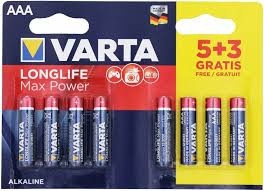 Baterie Varta LongLife Max Power AAA - LR03 - 8 buc