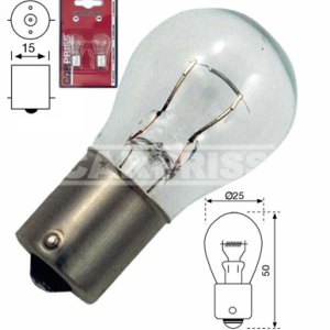 Bec Carpriss P21W 12V 21W BA15s Set 2 buc