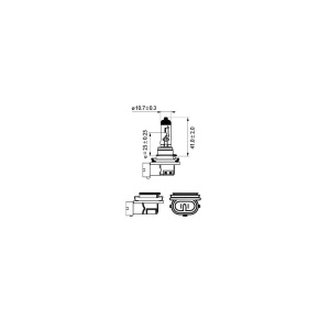 BEC FAR H11 12V 55W X-TREME VISION PRO150 (blister) PHILIPS