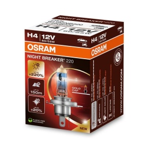 Bec Halogen Osram H4 Night Breaker 220