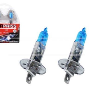 Bec imitatie xenon 30% H1 12V P14.5s Set 2 buc