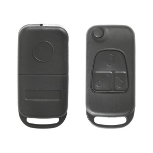 CARCASA CHEIE CONTACT PENTRU MERCEDES-BENZ CLASS C/ S / ML / SL 3 BUTOANE, CU CHEIE - Img 2