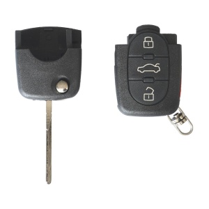 CARCASA CHEIE CONTACT PENTRU SKODA FABIA / OCTAVIA, 3+1 BUTOANE, CU CHEIE - Img 3