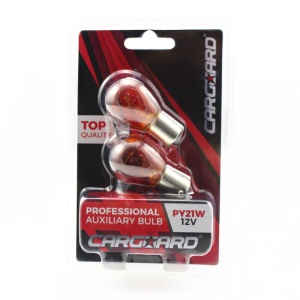 CARGUARD - Set de 2 becuri P21W; BAU15s - portocalii