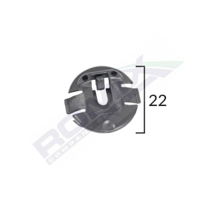 CLEMA FIXARE ELEMENTE ROATA PENTRU AUDI, VW NEGRU SET 10 BUC - Img 2