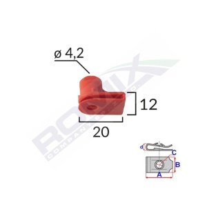 CLIPS CAPAC PENTRU OPEL/BMW SET 10 BUC - Img 2