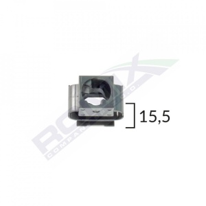 CLIPS DE FIXARE PENTRU AUDI/SKODA/SEAT/VW 15.5MM - NEGRU SET 10 BUC - Img 2