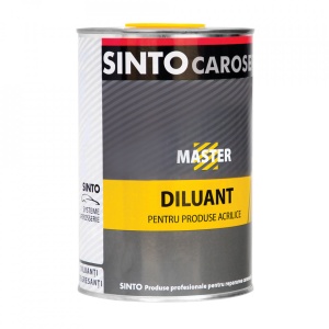 Diluant produse acrilice SINTO MASTER STANDARD (1L) – pentru lacuri si vopsele 2K