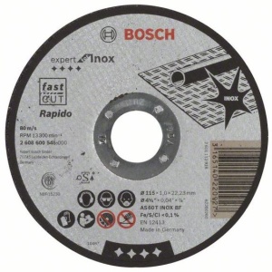 Disc de tăiere drept Expert for Inox - Rapido
