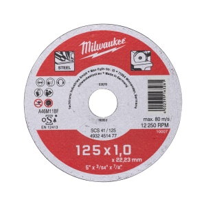 Discuri debitare metal - seria contractanți 125X1