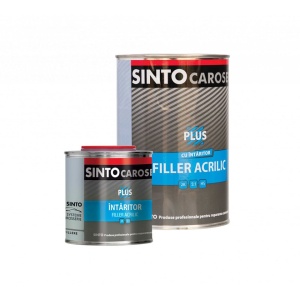 Filler acrilic SINTO PLUS 5:1 alb 0.75L + intaritor – primer umplere auto 2K