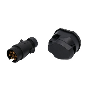 Fisa + priza remorca plastic 12V 7 pini