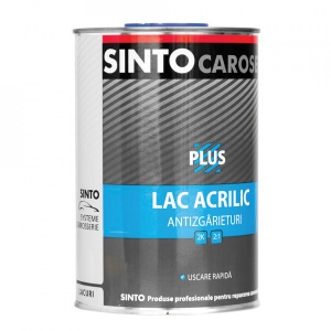 Lac acrilic 2K SINTO PLUS HS antizgarieturi (1L) – lac transparent necesita intaritor