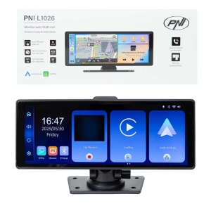 MONITOR AUTO PNI L1026 10.26 INCH, WIRELESS CARPLAY, NAVIGATIE, MUZICA, HANDSFREE, BLUETOOTH, FM TRANSMITTER - Img 11