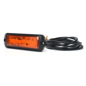 PROIECTOR STROBOSCOPIC LED PORTOCALIU 1469 W218 CU MONTARE IN GRILA, 2 FAZE FLASH, 12V-24V, 21W WAS - Img 9