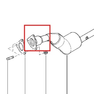 Racord flexibil 50X100 cu flansa - Renault Megane 2 - Img 3