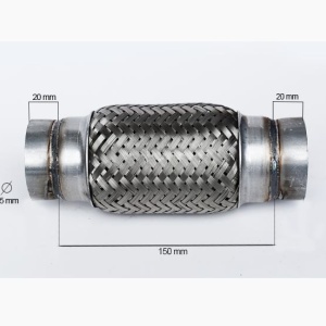 RACORD FLEXIBIL INNER & OUTER BRAID 55X150MM
