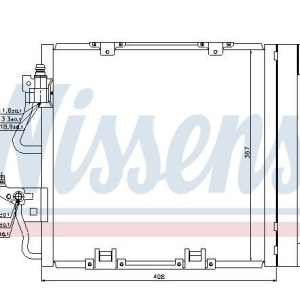 Radiator A/C Opel Astra H diesel Nissens - Img 2