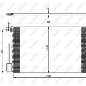 Radiator A/C Opel Corsa E 1.2 NRF - Img 2