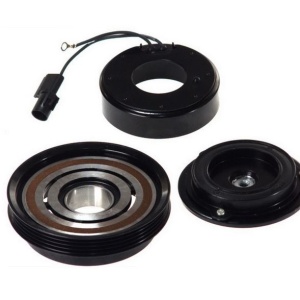 Set bobina, fulie si ambreiaj compresor AC HCC HS-15 4pk 128mm HYUNDAI ACCENT III, ELANTRA, I30, LANTRA II, MATRIX, TUCSON; KIA CEE'D, CEE'D SW, PRO CEE'D 1.5-2.0D 11.95-