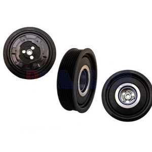 Set fulie si ambreiaj compresor A/C DENSO 6SEU / 7SEU16C / 7SEU17C 6pk 110mm MERCEDES producator AKS DASIS
