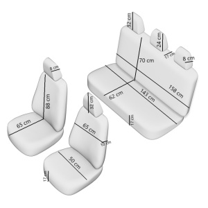 SET HUSE SCAUN DYNAMIC NEGRU - Img 2