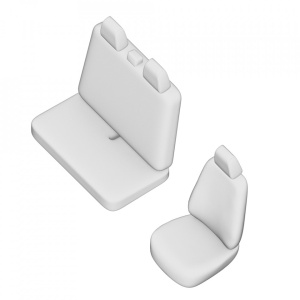 SET HUSE SCAUN UMBRELLA PENTRU FORD TRANSIT (2+1) 2006-2014