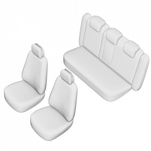 SET HUSE SCAUN UMBRELLA PENTRU OPEL INSIGNIA 2009-2016 (BANCHETA FRACTIONATA) CU TETIERE SPATE IN FORMA DE L - Img 2