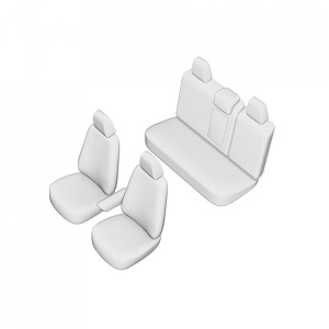 SET HUSE SCAUN UMBRELLA PENTRU RENAULT MEGANE 2016- (BANCHETA FRACTIONATA) - Img 2