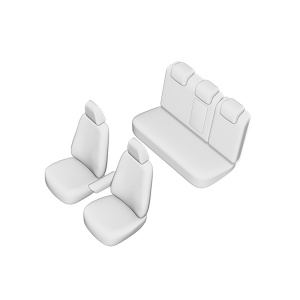 SET HUSE SCAUN UMBRELLA PENTRU VW GOLF 6 2009-2014 (BANCHETA FRACTIONATA) - Img 1