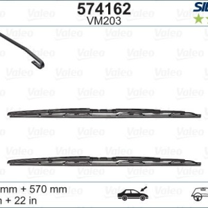 Set lamela stergator Valeo Silencio 645/570 mm