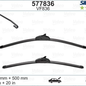 Set lamela stergator Valeo Silencio FlatBlade OE 600/500 mm