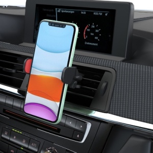 SUPORT TELEFON AUTO EXTENSIBIL 58-95 MM CU PRINDERE IN GRILA DE VENTILATIE - Img 6