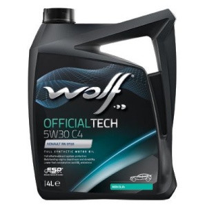 ULEI MOTOR WOLF OFFICIALTECH 5W30 C4 4L