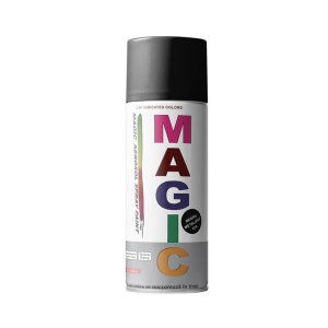 Vopsea spray Negru Metalizat 676 MAGIC 400ml
