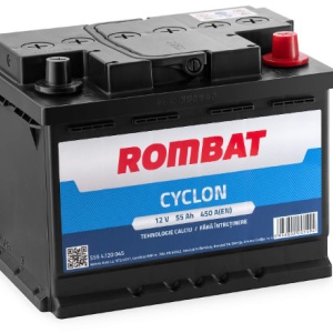 Acumulator auto ROMBAT CYCLON 55AH 450A 242X175X190 +DR