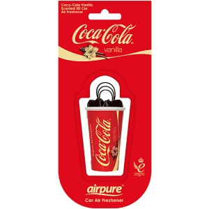 AIRPURE Odorizant pentru mașină, ceașcă 3D, Coca-Cola vanilie