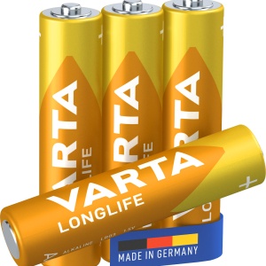 Baterie Varta Longlife AAA LR03 1.5V • Set 4 buc