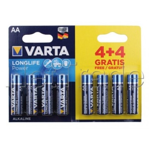 Baterie Varta LongLife Power AA - LR6 1.5V (Alcalina) 8 buc