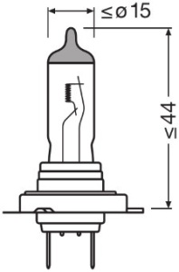 BEC 12V H7 55 W NIGHT BREAKER SILVER +100% OSRAM - Img 4