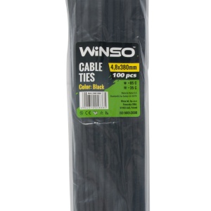 Coliere plastic 4,8x380 Negru - Set 100 buc