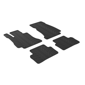 Covorase cauciuc Mercedes Clasa E W213 03.2016-, cutie Automata culoare Negru, presuri Gledring, 4 b