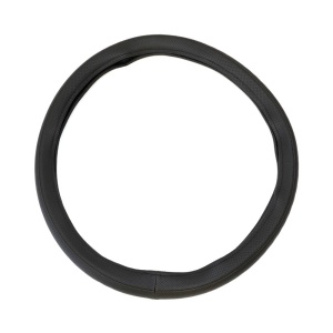 HUSA VOLAN PIELE ECOLOGICA PERFORATA NEGRU 44-48 CM UMBRELLA